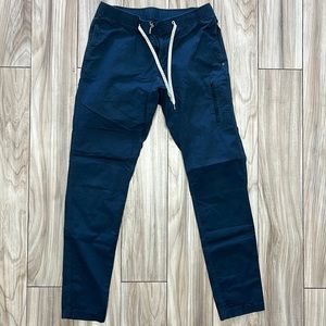 Vuori ripstop pants size large 34 navy blue